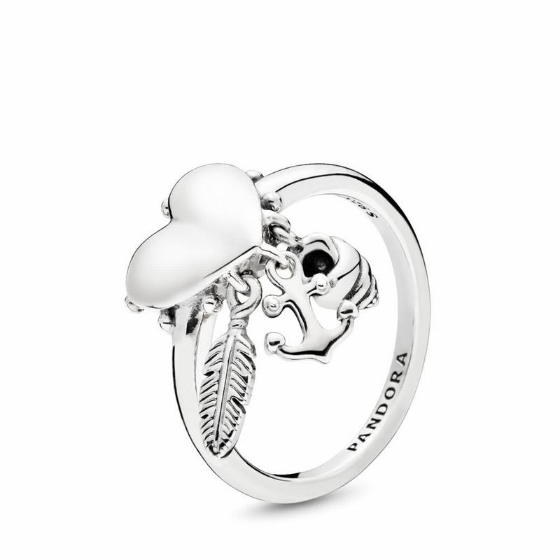 Pandora Spiritual Symbols Stackable Ring Sale NZ, Sterling Silver (457630-HJS)